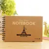 Cuaderno Bloc de Notas Kraft Retro Coreano Creativo en Blanco para DIY Graffiti