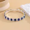 Europa e Estados Unidos pulseira de zircônia branca de alta segurança transfronteiriça moda Coringa oval pulseira totalmente cravejada de diamantes fabricantes de joias atacado