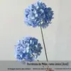 Flor de Casamento Azul Celeste Flor Artificial Atacado Buquê Azul Claro Decoração Salão de Casamento Flor Base Guia de Passarela Palco Flor Artificial