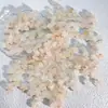 Cuentas de estrella de cinco puntas en color dorado degradado esmerilado hechas a mano, pulsera de cuentas, pendientes, collar y accesorios.