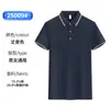 Camisa Polo Lisa Salona con Solapa Personalizada de Verano Transpirable de Manga Corta Bordada Corporativa de Doble Raya Ropa de Trabajo