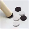 Almohadillas Protectoras para Muebles, Reducción de Ruido en el Piso, Almohadillas Fijas Antideslizantes para Patas de Sofá y Taburete, Almohadillas de Fieltro para Patas de Mesa y Silla, Fieltro de Fibra Sintética