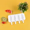 Novo molde de sorvete, molde de silicone de grau alimentício para fazer picolés e sorvetes, fácil de desenformar, atacado do fabricante