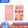 Bolsa colgante de fieltro clip clip almacenamiento montado en la pared almacenamiento de gran capacidad bolsa colgante clip para el pelo accesorios para el cabello almacenamiento bolsa colgante