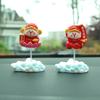 2024 Nuevo Cabeza Bamboleante de la Riqueza Guan Erye Xiangyun Decoración para Coche Coche Resina Creativa Decoración Interior de Coche Moderna