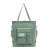 Novo Estilo Coreano Ensino Médio Ensino Fundamental Ensino Médio Ensino Médio Alta Capacidade Moda Ombro Portátil Transversal Três Usos Bolsa Remendada Bolsa de Mão