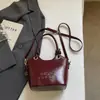 Bolso de mano de lujo accesible de moda para mujer 2025, bolso cruzado casual tipo cubo para hombro, bolso de alta gama