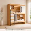 Literas tipo cápsula espacial para dormitorios escolares, hoteles, camas de madera de doble capa todo incluido, albergues juveniles, apartamentos, literas escolares de hierro forjado
