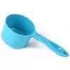 Cuchara para comida de perro con mango semicircular Hupu cuchara para comida de perro mascota pala de alimentación cuantitativa taza medidora fabricantes de puntos para mascotas