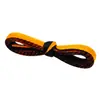 Cadarços Kurokin Planos de Camada Única Bicolor, Uma Cor por Lado, 0,8 cm, Adequados para Tênis de Lona, Tênis Esportivos, Sapatos Casuais
