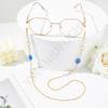 Influenciadora de Moda Feminina Acessório Único Óculos de Corrente Nicho Japonês e Coreano Acrílico Simples Leve Luxo Corrente Anti-Perda