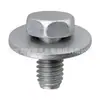 Adecuado para Volkswagen Audi Coche Guardabarros Faro Perno Hexagonal N-100-091-10 N10009110