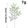 Plantas artificiales, varios tipos de agujas de pino, decoraciones de Navidad, accesorios para plantas, guirnaldas decorativas navideñas, plantas verdes artificiales de plástico