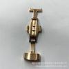 Accesorios para relojes Hebilla de correa Hebilla de cinturón Hebilla de mariposa de doble presión Patrón de escamas de pescado Hebilla de cuero Hebilla de acero inoxidable Broche a presión