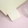 Notas adhesivas cuadradas transparentes de colores, notas de recordatorio prácticas, pegatinas índice de puntos clave para libros de texto, etiquetas de decoración para agenda