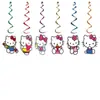 Cady Cat Kt Cat Decoración de Fiesta de Cumpleaños Infantil Vasos de Papel Platos de Papel Servilletas de Papel Cámara Hellokitty Mantel