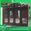 Estilo europeu liga de alumínio antirroubo porta de alumínio pátio auto-construído casa porta de alumínio país porta do pátio Villa porta do pátio