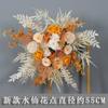 Nuevo boda narcisos flor punto flor artificial flor de seda Flor guía de camino T mesa fila de flores flor fondo salón de bodas maceta floral flor