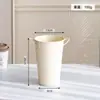 Cubos de hojalata florales al por mayor transfronterizos, Arreglos de flores secas para floristerías, Recipientes para flores, Cubos florales de arte en hierro con doble asa para decoración del hogar