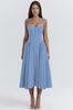 S32165 Vestido Longo Retrô Francês Europeu e Americano Amazon Estilo Palácio Roupa Dopamina Vestido de Alça Espaguete Mulheres Elegante