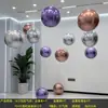 Decoração de balões para evento de loja em novo shopping em 2026, celebração de aniversário de inauguração, bolas suspensas no teto, configuração para transmissão ao vivo