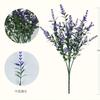 Ponto cruz fronteiriça Amazon flor artificial simulação plástico flor falsa Espiga de Cão trigo grama exterior lavanda decoração de engenharia