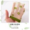 Venta al por mayor, primavera y verano, nuevas medias absorbentes de sudor de seda de vidrio, dulces calcetines de mujer con encaje de tendencia con lindas flores de fruta
