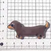 Acessórios de Resina de Dachshund de Desenho Animado Grampo de Cabelo Caseiro Chaveiro Capa de Celular Fivelas de Sapato Acessórios Material DIY Atacado