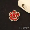 Broche Camélia de Luxo Acessórios para Roupas Femininas Blazer Broche Elegante Corsage Decoração Versátil Presente para Mãe