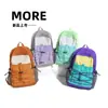 Mochila deportiva de ocio para exteriores, nuevo diseño color block, estilo retro, ligera, mini bolsa deportiva y de ocio para exteriores