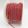 Cor zircão garra cadeia prata 5A strass cadeia artesanal DIY roupas jóias colar acessórios materiais decorativos atacado