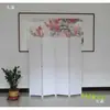 Pantalla Tejida de Enredadera de Pasto Pastoral, Mampara Plegable de Madera Maciza, de Moda para Hotel, Sala de Estar, Dormitorio, Pantalla Plegable Móvil Simple Otro