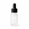 Creativo 5ml10ml20ml30ml50ml transparente dividido puro Dew frasco gotero cosmético aceite esencial aromaterapia frasco