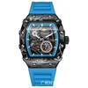 Productos genuinos Nuevo Richard Barrel Runs in Time Segundos de Carrera Luminosos Reloj Mecánico Resistente al Agua Tendencia de Moda Reloj Automático