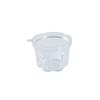 Mini Copa de Gelatina Artificial Copa de Plástico Transparente DIY Juguete de Comida Copa de Postre Contenedor Copa Accesorios de Cocina Casa de Juego