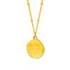 Collar de suéter de acero inoxidable dorado, sencillo, de comercio exterior, de Amazon, con temperamento explosivo, de acero de titanio, de alta calidad, combina con todo.