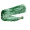 Comercio Exterior Color Arcoíris Láser Seda Palo Cabello Pieza de Peluca Cabello Colorido Hilo Dorado y Plateado Paquete de Extensión de Cabello Lentejuelas Cabello Al Por Mayor