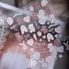 Cyansea Boneca Estilo Doce Adesivos para Unhas DIY Adesivos Laço Coração Em relevo 3D DIY Adesivo Traseiro Decoração Adesivos