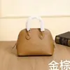 Nova Bolsa de Mão Feminina de Couro Genuíno Bolsa Tote Bolsa Concha Moda Versátil Alta Textura Mini Tendência Bolsa de Ombro Versátil Bolsa Transversal