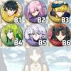 Insignia periférica de FGO con colgante de barra de anime Babylonia de Fate Grand Order vs Warcraft