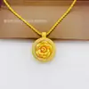 Novo Colar Bússola Rosa Antiga Giratória Estilo Chinês, Colar com Pingente Camélia Giratório Full Diamond de Luxo Leve Atacado