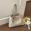 Bolsa Tote Nova Fofa Transfronteiriça 2026 para Mulheres, Simples e Única, Bolsa de Ombro de Grande Capacidade para o Dia a Dia, Bolsa de Mão Versátil