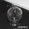 Venta al por mayor bola de cristal hecha a mano bola de cristal DIY accesorios de joyería accesorios para colgante de collar cubierta de vidrio esférica multi especificaciones