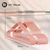 Perchas de Plástico Recubierto para Ropa de Adulto para Uso en el Hogar, Antideslizantes, que no Dejan Marca, Adecuadas para Estudiantes de Dormitorio, Perchas de Hierro Forjado Engrosadas, Wholesale