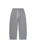[Calça Térmica 350G] Calça longa macia e quente para outono e inverno, forrada com fleece e espessa, cor sólida, design de perna reta, adequada para o dia a dia, estilo cross-border