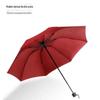 Oito ossos reforçados cor sólida guarda-chuva de negócios presente guarda-chuva publicidade guarda-chuva três vezes homens e mulheres dobrável logotipo Paradise Umbrella
