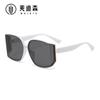 Jamie 910 Gafas Poligonales de Estilo Europeo y Americano Nuevas Gafas de Sol Curvas de PC Parasol para Exteriores Gafas de Sol de Gama Alta