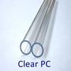 Tubo de Plástico PC Anticorrosión Altamente Transparente Perfil de Soporte de Plástico Perfil de Forma Especial de Plástico PC Anti-UV