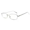 Los Gafas Rectangulares y de Montura Estrecha con Borde Dorado Ascético de Sven Son Gafas Planas Estilo Japonés para Niños y Niñas Que Pueden Equiparse con Lentes para Miopía y Luz Azul