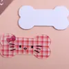 Gatinho Fofo Acrílico Xadrez Osso Patch DIY Acessório de Cabelo Mecha Presilha Lateral Acessório de Headwear Presilha Bico de Pato